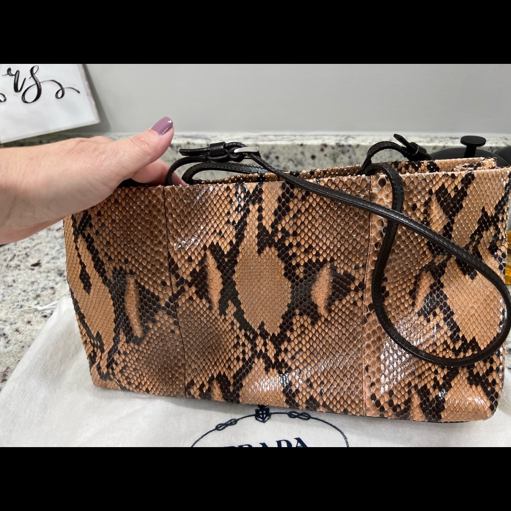 Prada rare snakeskin bag